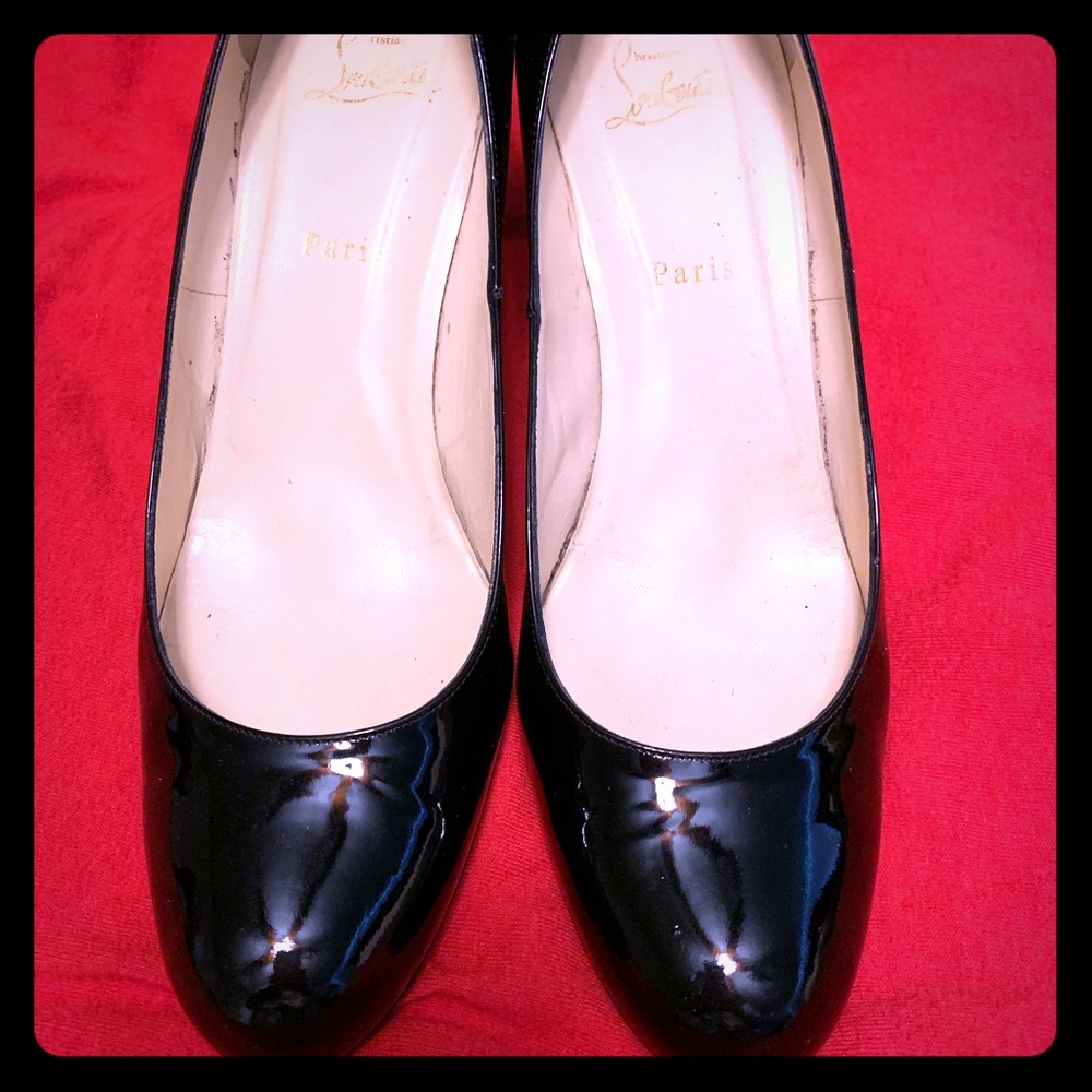 Authentic Louboutin Simple Pump 70 Patent